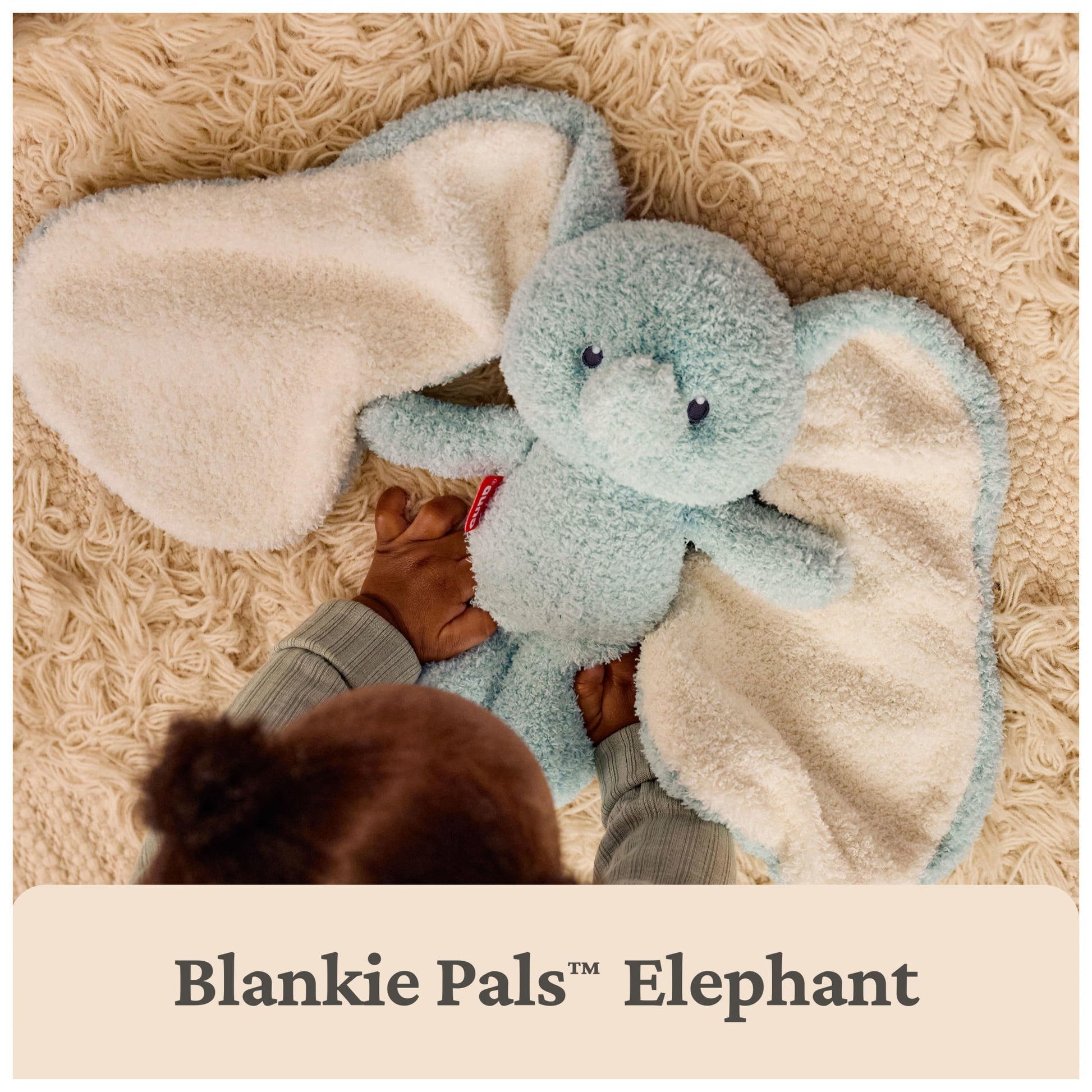GUND Baby Blankie Pals Elephant 6-Inch Stuffed Animal with Lovey, Ages 0+