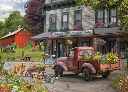 Cobble Hill 1000 Piece Puzzle - Country Store - Sample Poster Included