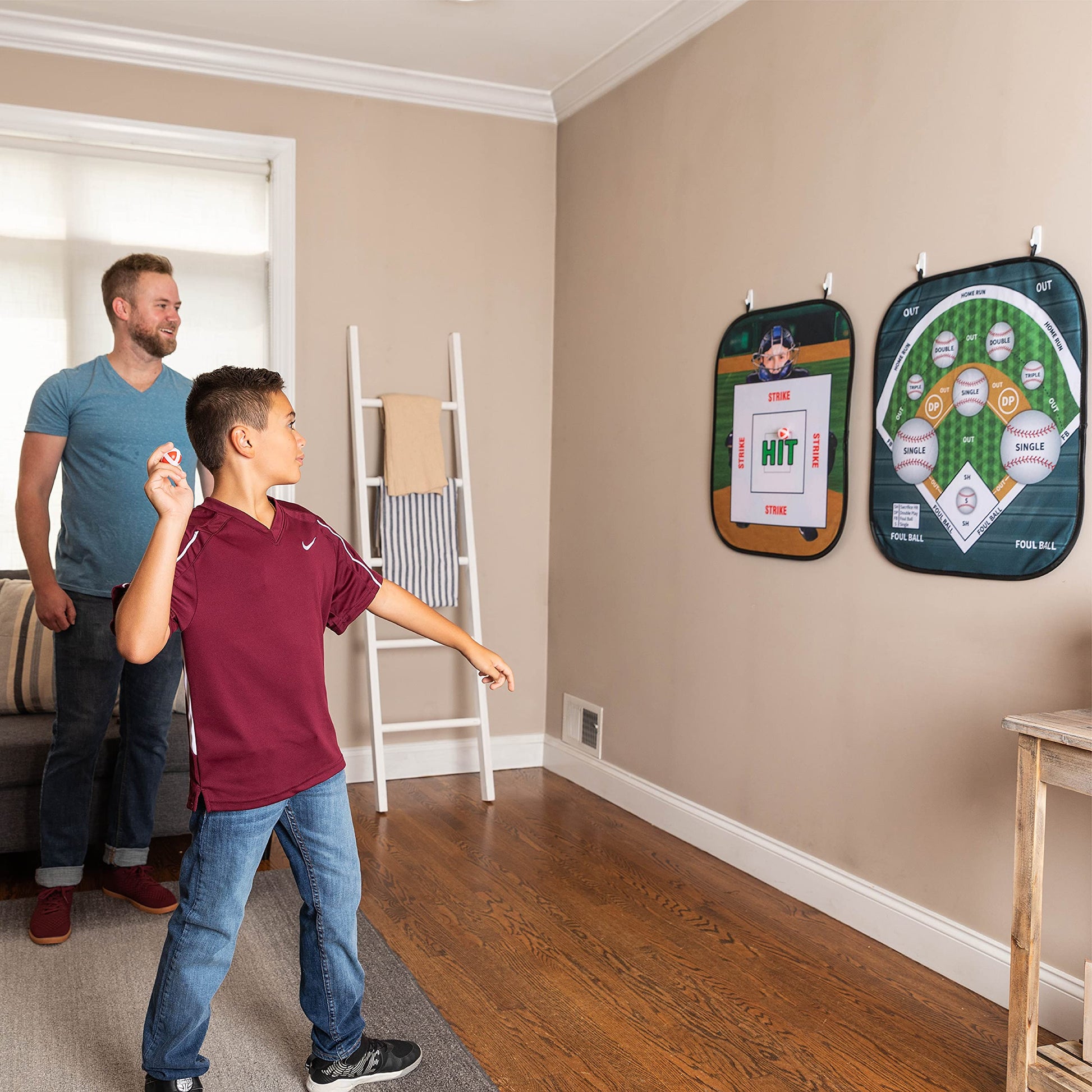 GUD Baseball & Darts Games, Sports Gifts for Kids Teens Adults, Target Party Toy, Tailgating Indoor Outdoor Fun