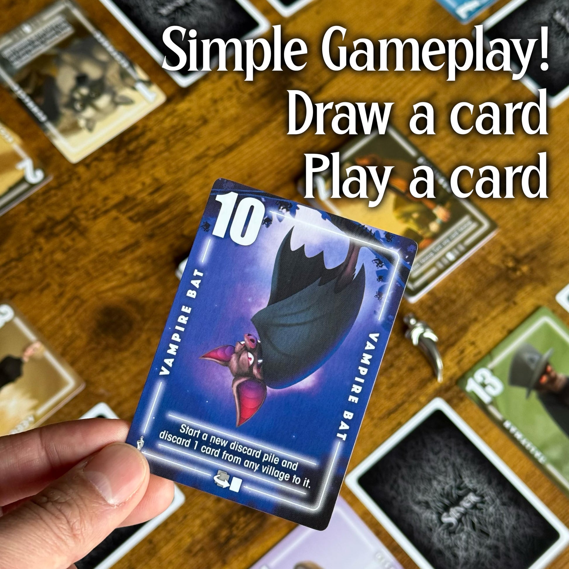 Bezier Games Silver Fang Fun Card Game - Team Play