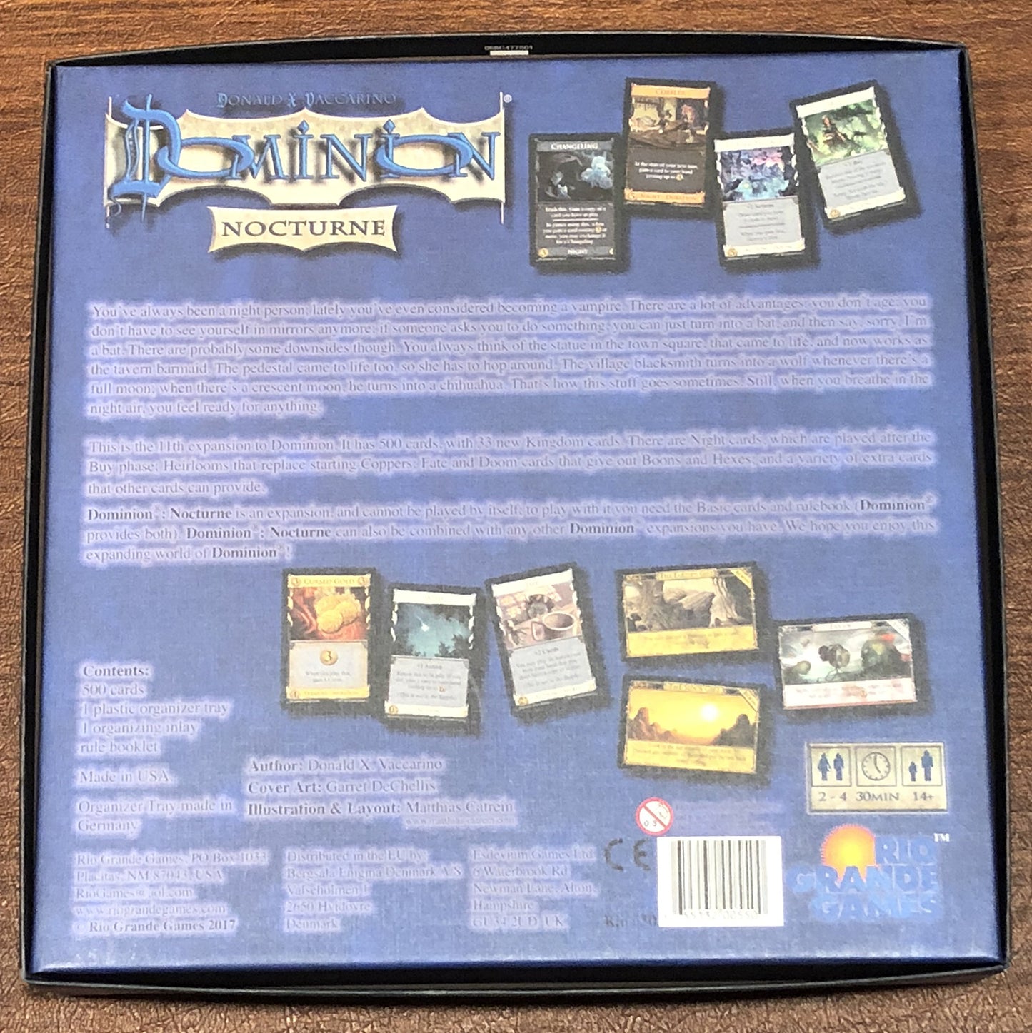 Rio Grande Games Dominion Nocturne Expansion, Strategy Board Game, Deck Building Card Game for 2-6 Players, 30 Minutes