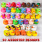 Rubber Ducks for Jeep Ducking 50 PCS Assorted Rubber Ducks for Duckies Games, Jeeps Ducking / Cruise Ships and Bath / Pool Play - Small 2 Inch Rubber
