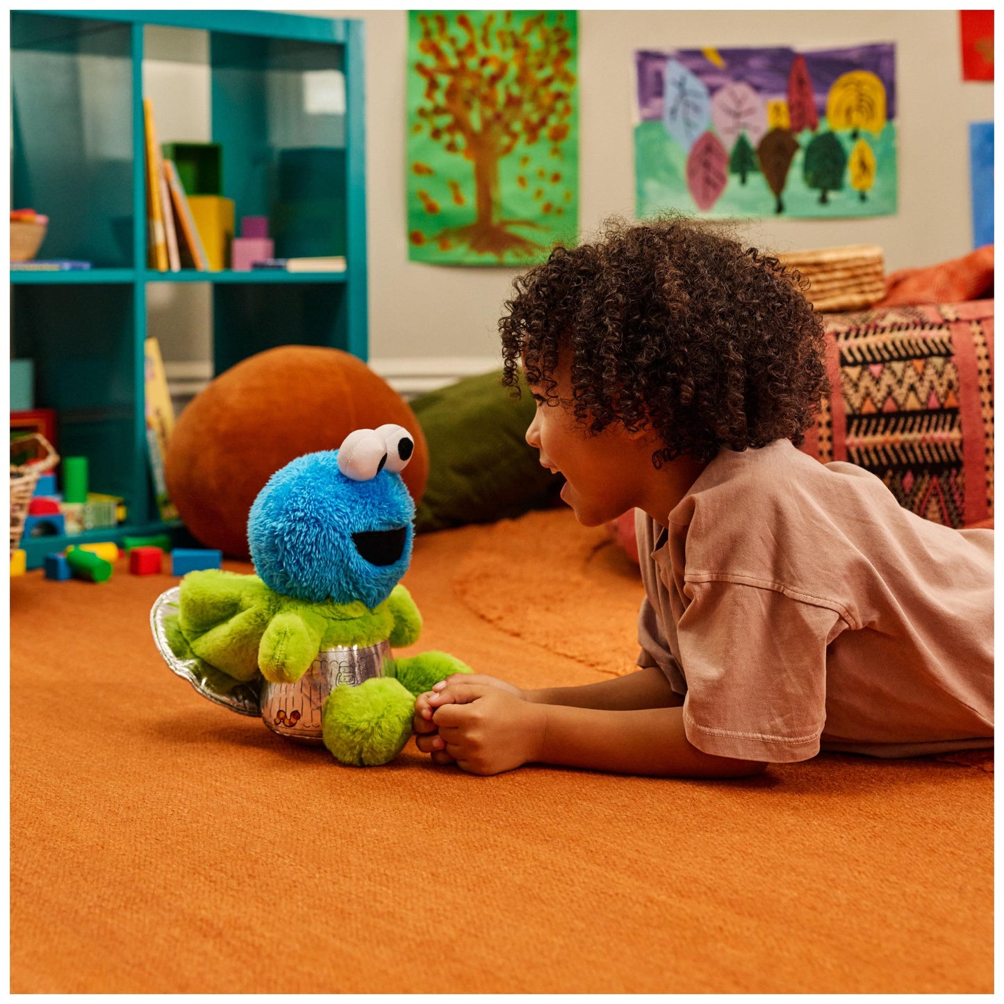 GUND Sesame Street Cookie Monster x Oscar the Grouch Buddy-Up Plush Stuffed