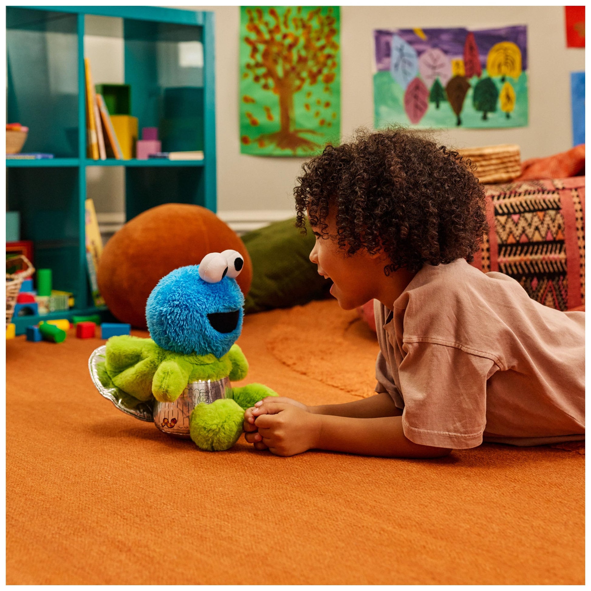 GUND Sesame Street Cookie Monster x Oscar the Grouch Buddy-Up Plush Stuffed