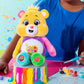 Basic Fun Care Bears 22 cm Glitter Plush - Artwork Bear Environmentally Friendly Cuddly Toy with Glitter Belly Badge - Collector's Plush for Children
