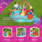 Disney Little Mermaid Inflatable Kids Water Play Center Activity Pool with Slide, Ring Toss, and Ball Toss Game for Kids 2 and Up