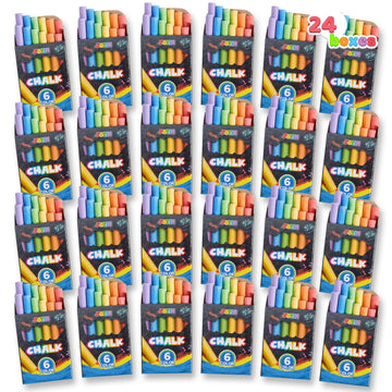 JOYIN 288 Counts Mini Chalk Set for Kids, Non-Toxic Chalks for Boys Girls 3+, School Supplies for Teachers, Goody Bag Fillers, Small Packs Sidewalk