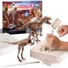 Discovery™ Dinosaur Fossil Dig Kit - Excavate & Assemble T-Rex & Velociraptor Skeletons| 3D Dino Bones Puzzles| Jurassic Paleontology Toy for Kids|