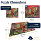 White Mountain 1000 Piece Jigsaw Puzzle Colorful Flower, Potting Shed