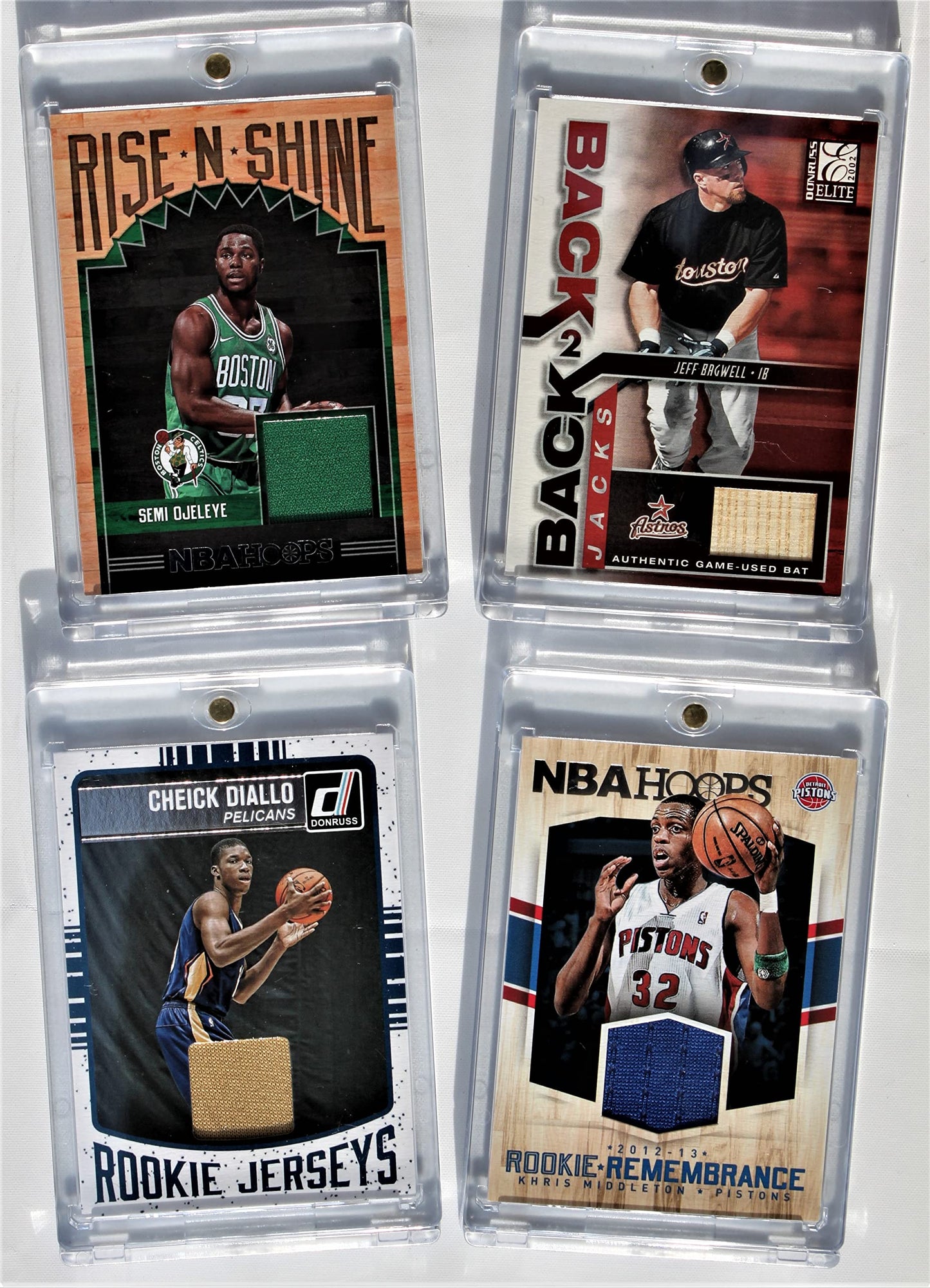 UVBLOC 130pt One Touch Card Holders (5 Pack) Magnetic Baseball Card Sleeves for Trading Thick Jersey Patch Cards Hard Case Protectors Sports Football