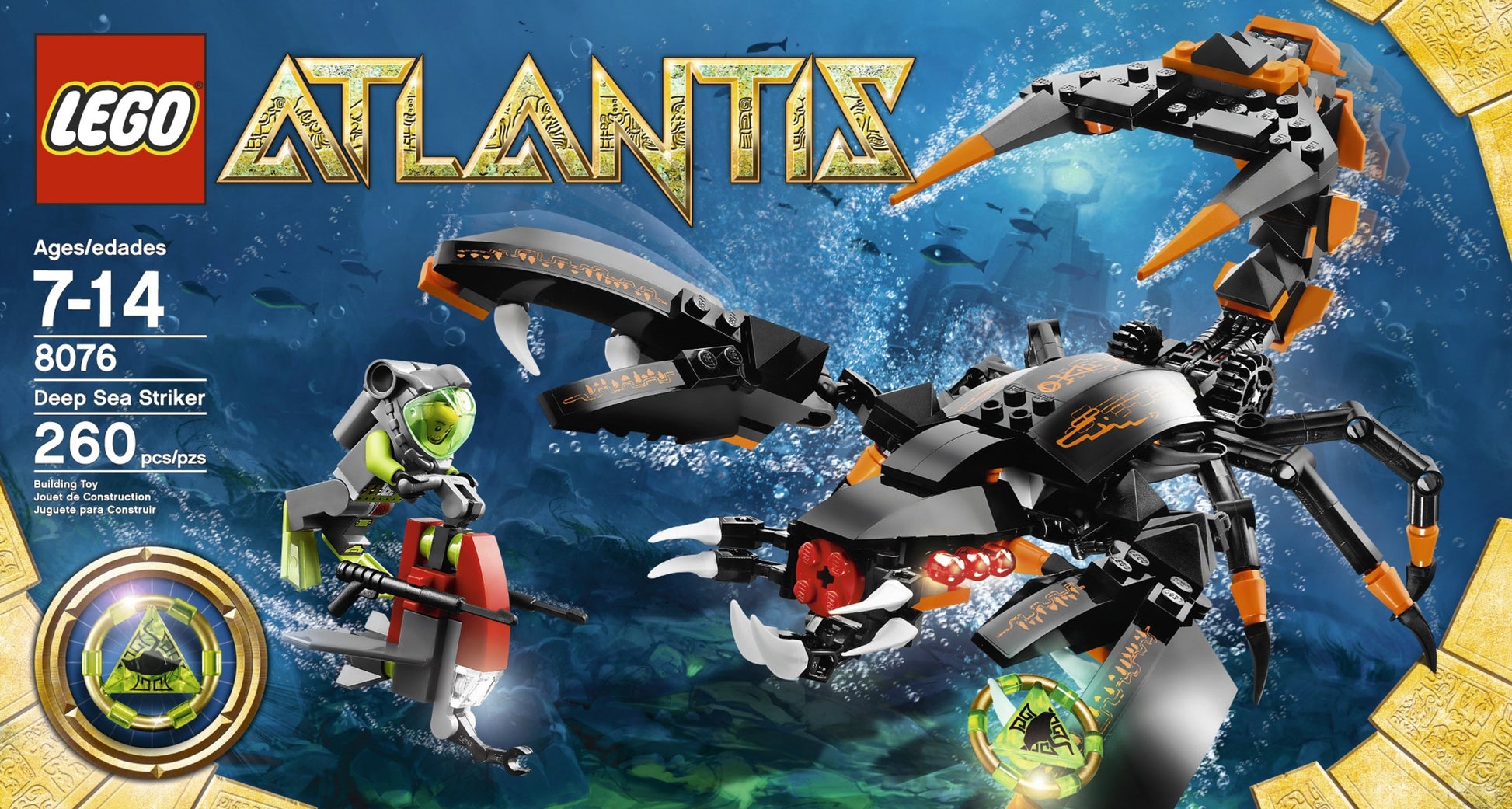 LEGO Atlantis Deep Sea Striker 8076