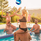 Botabee Swimming Pool Water Volleyball with Soft Cover - Pool Toys and Accessories, Lake Toys, Beach Toy for Teens - Regulation Size 26.5” Waterproof