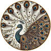 Peacock Wooden Puzzles for Adults, 200pcs Wooden Jigsaw Puzzles for Adults, Peacock Unique Shaped Jigsaw Puzzles Creative Gift for Friend Family Game