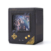 MTG Deck Box with Commander Display, Retro Game Console-Style Deck Case Fit 120 Single Sleeved Cards, PU Leather Magnetic Trading Card Storage Box