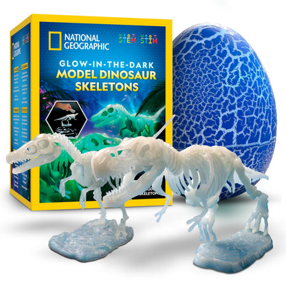 National Geographic Glow-in-the-Dark Dinosaur Skeleton Model Building Kit