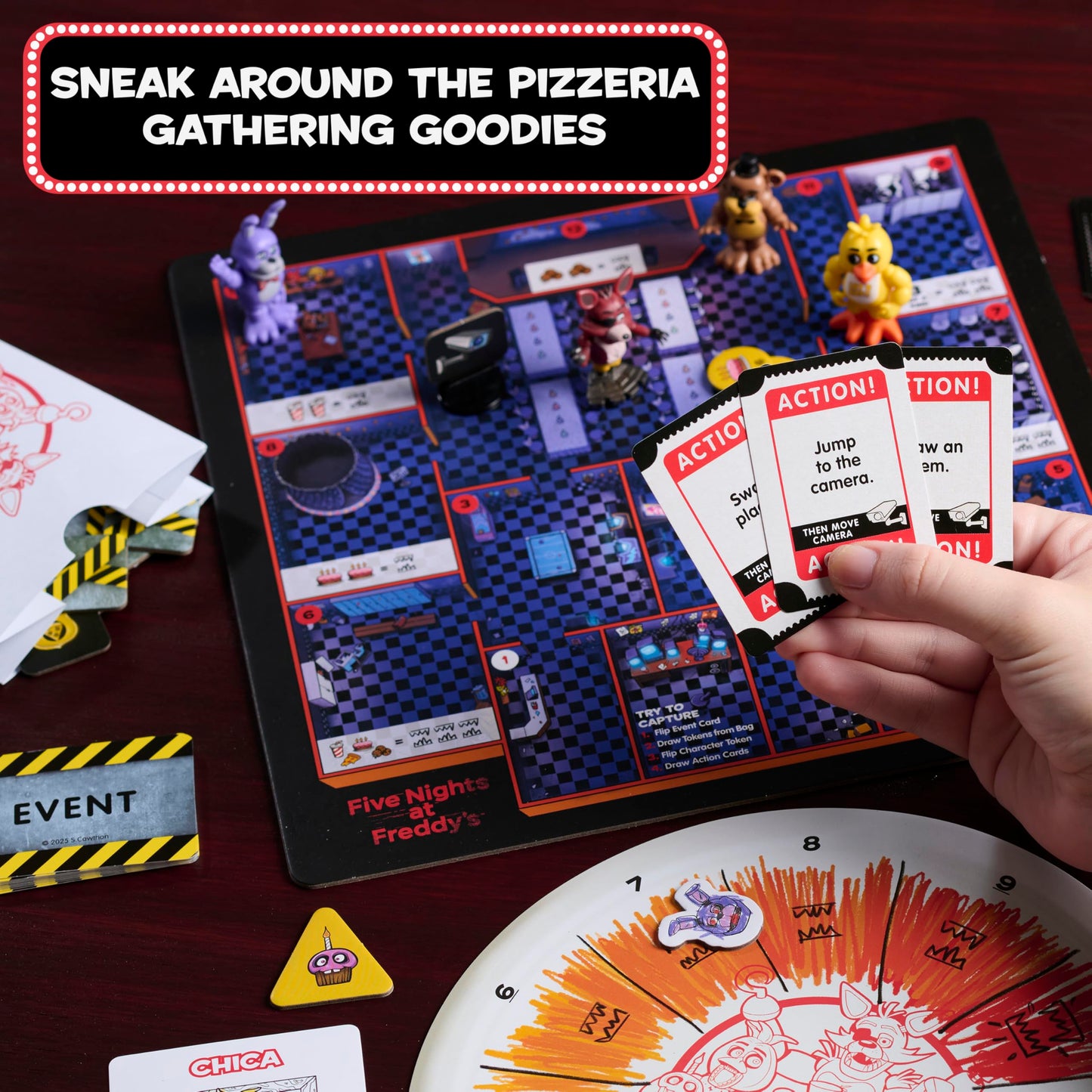 Just Play Five Nights at Freddy's Night of Frights Board Game