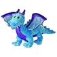 Aurora® Ferocious Dinos & Dragons Blue Dragon Stuffed Animal - Prehistoric Fun - Cuddly Companions - Blue 17 Inches