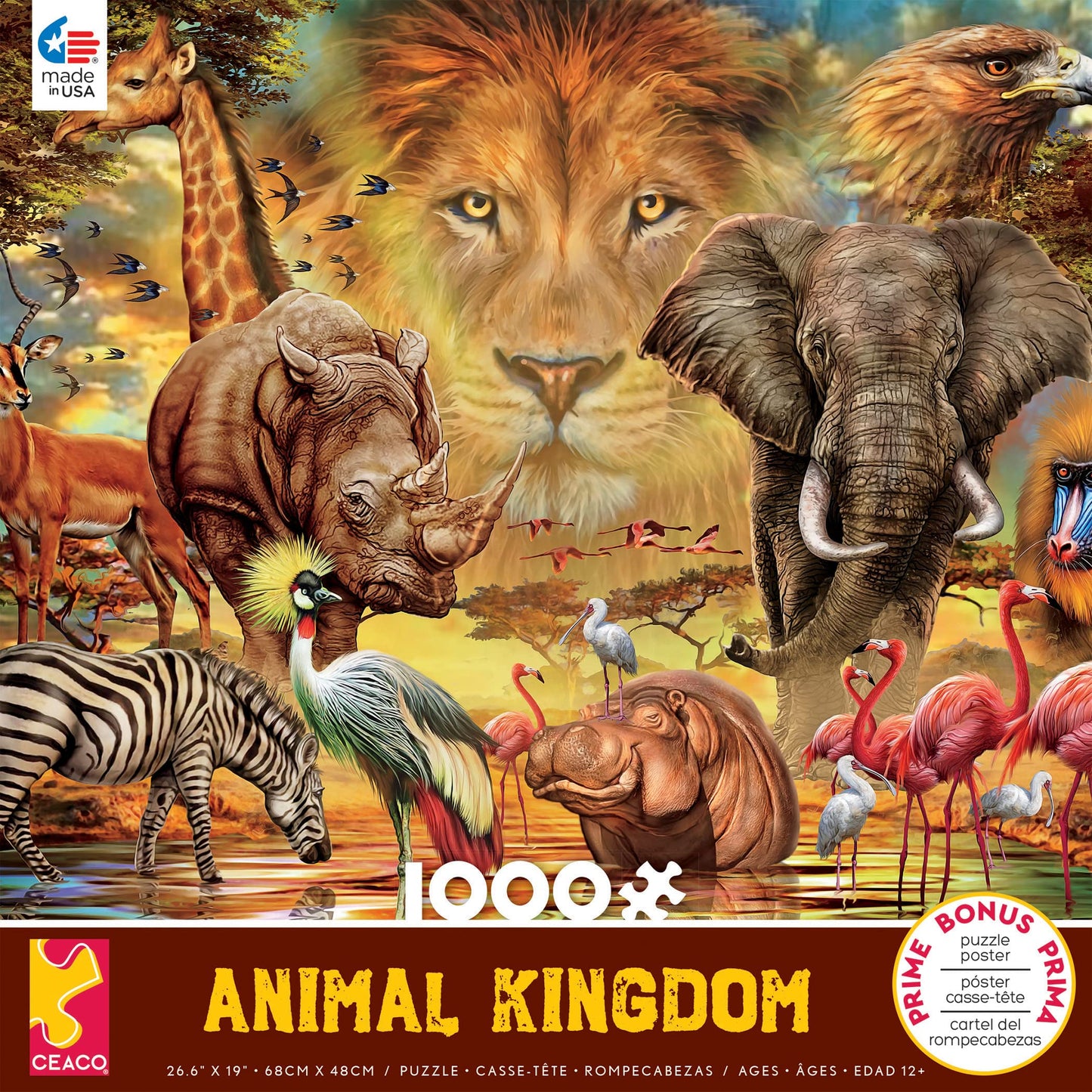 Ceaco - Animal Kingdom - King Sky - 1000 Piece Jigsaw Puzzle