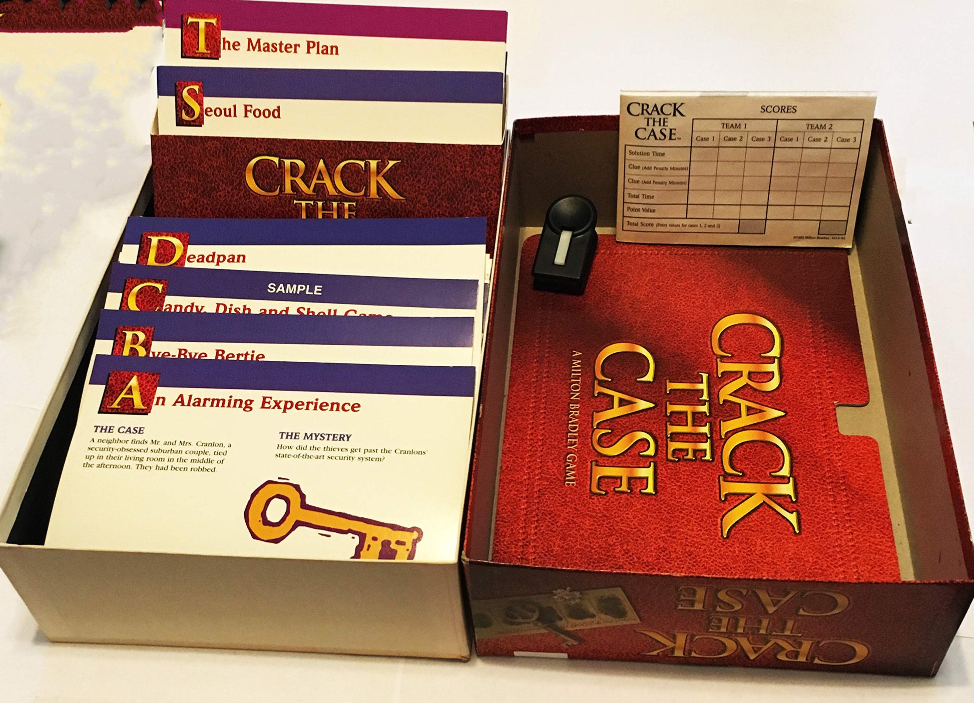 Milton Bradley Crack The Case ~ A Compendium of Mini-Mysteries