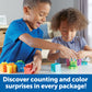 Learning Resources Counting Surprise Party - Toddler Montessori Toys, Stacking Preschool Activities, Matching Color Game, Homeschool, Fine Motor
