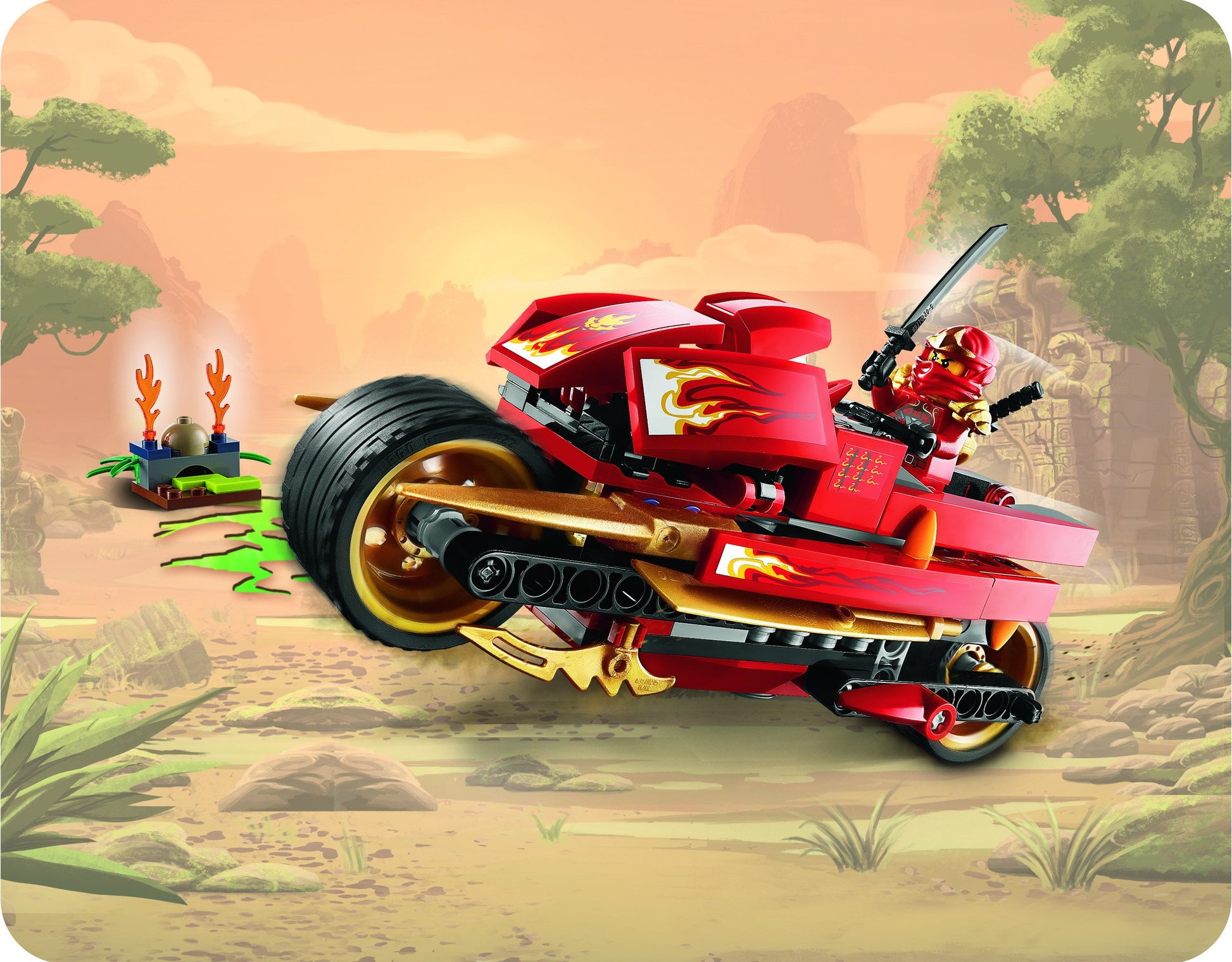 LEGO Ninjago Kai's Blade Cycle 9441