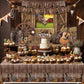 Western Cowboy Birthday Party Supplies Cowboy Party Decorations Include Happy Birthday Banner Denim Backcloth Denim Tablecloth Cake Insert Card Party