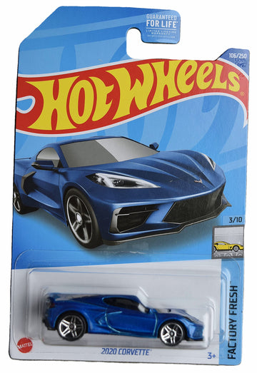 Hot Wheels 2020 Corvette - Factory Fresh 3/10 - Blue