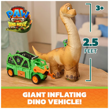 PAW Patrol: The Dino Movie Megasaurus Dino Vehicle with Inflatable Toy