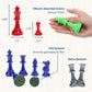 WE Games Four Player Chess Set, Chess Board for Team Chess, Combination Chess Game for Up to 4 Players, Unique Chess Sets for Adults, Roll Up Vinyl