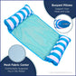 Aqua 4-in-1 Monterey Hammock Pool Float & Water Hammock, Multi-Purpose, Inflatable Pool Floats for Adults, Patented Thick, Non-Stick PVC Material, One