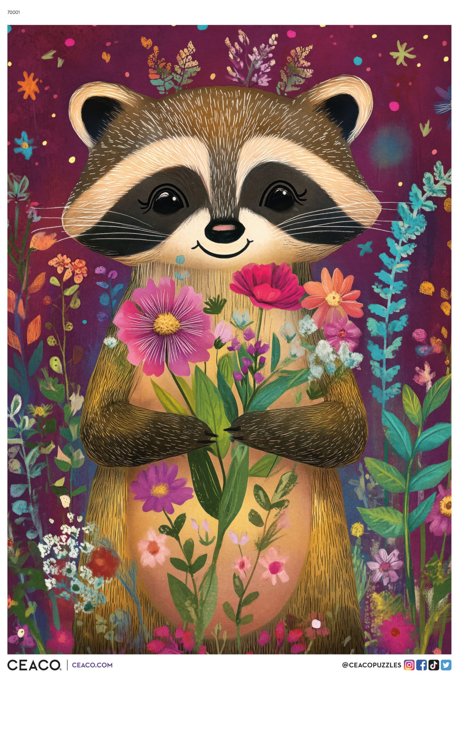 Ceaco - Raccoon Cutie - 500 Piece Jigsaw Puzzle for Adults