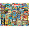 White Mountain 1000 Piece Jigsaw Puzzle Aloha State Collage, I Love Hawaii