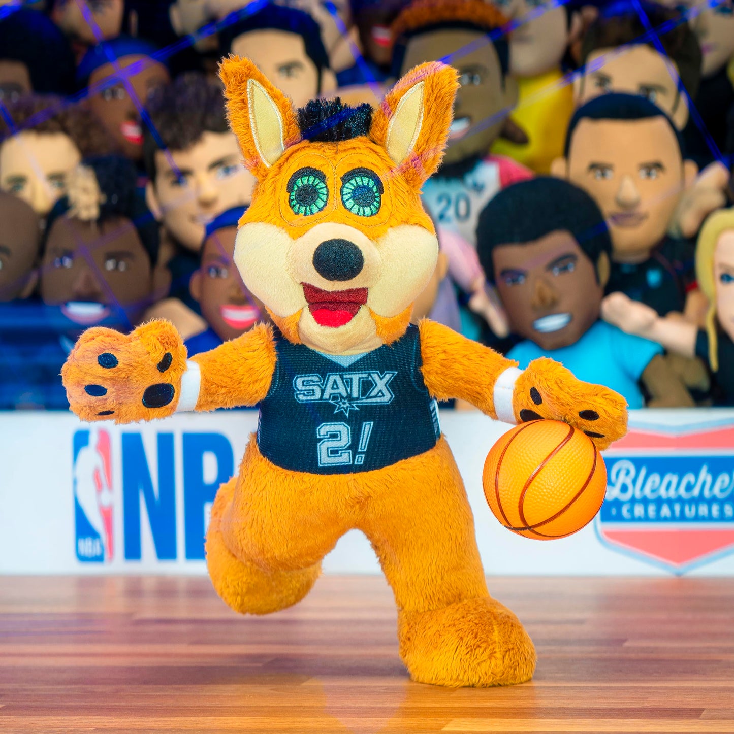 Bleacher Creatures San Antonio Spurs Coyote 10" NBA Mascot Plush Figure - A Mascot for Play or Display