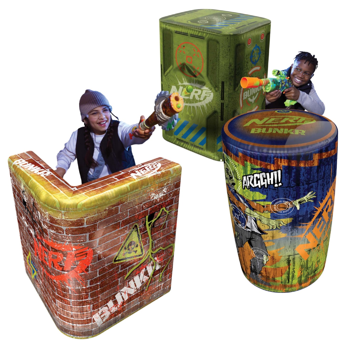 NERF BUNKR Zombie Last Stand Inflatable Battle Zone