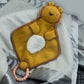 Mary Meyer Knitted Nursery Lovey with Silicone Teether, 10-Inches, Lion