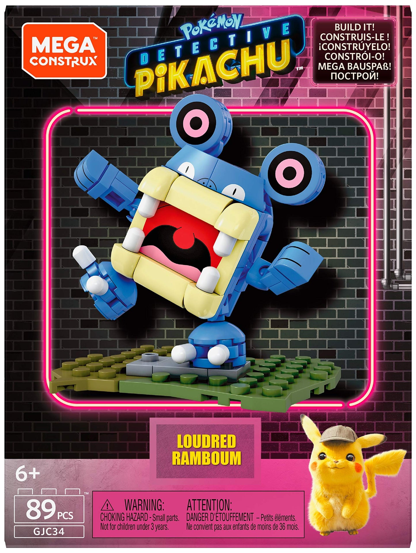 Mega Construx Pokemon Detective Pikachu Loudred