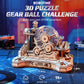 ROBOTIME 3D Wooden Puzzles Marble Run Set - 3D Puzzles for Adults-Mechanical Model Kit for Adults - Model Building Kits - Space/STEM/Engineering Gift