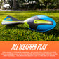 Nerf Vortex Ultra Grip Football, Designed for Easy Catching, Howling Whistle Sound, Distance-Optimizing Tail, Water-Resistant, All-Weather Play