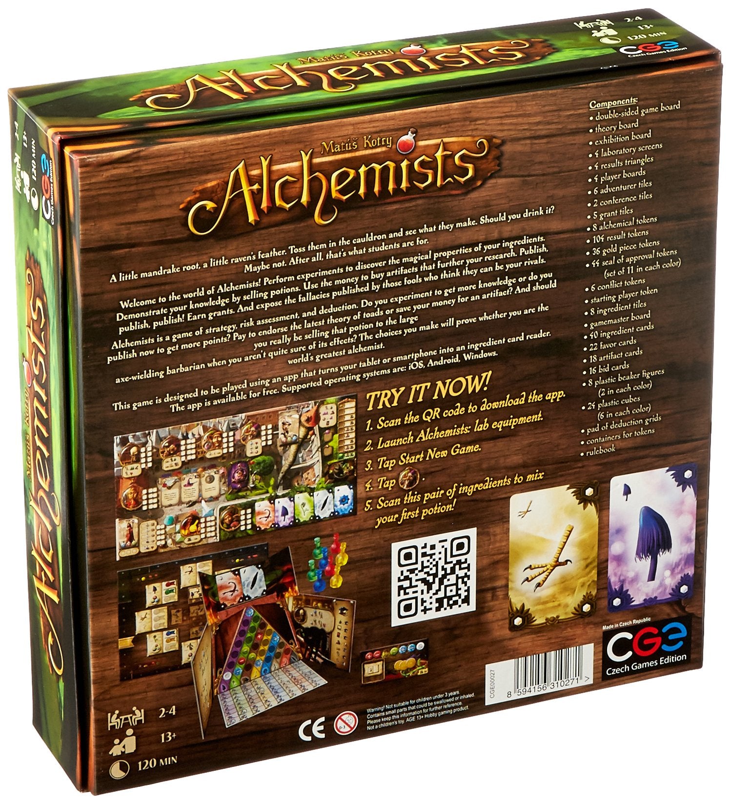 Alchemists | CGE Board Game | Alchemy Deduction Game for Ages 14+