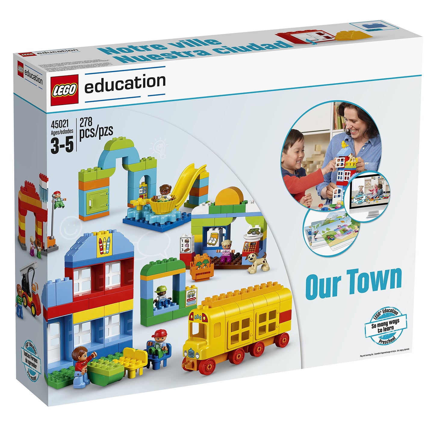 LEGO Education 45021 Our Town, Grade: Kindergarten to 1 (Pack of 288)