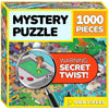 Odd Pieces Jigsaw Puzzles 1000 Pieces with Storytelling Comics, for Women, White Elephant, Mystery Puzzle for Adults & Kids - 19.7'' x 27.6''