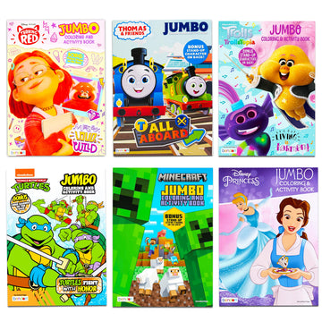 16 Bulk Coloring Books for Kids Ages 4-8 - Assortment Bundle Includes 16 Kids Coloring and Activity Books Bundle (No Duplicates)