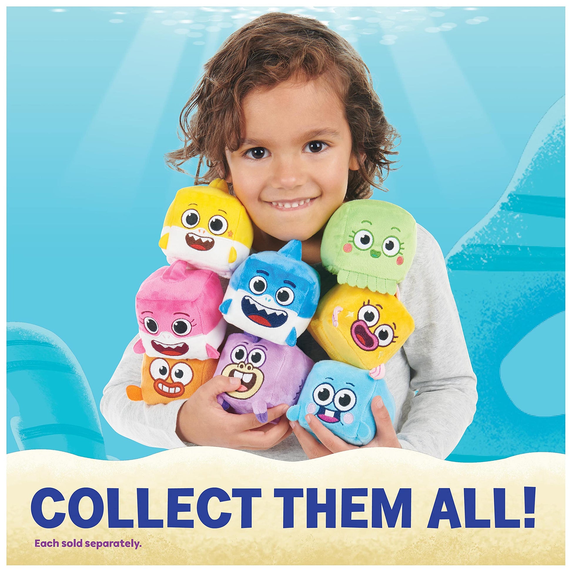 WowWee Baby Shark's Big Show! Song Cube - William The Goldfish Singing Plush Toy - Official Toys