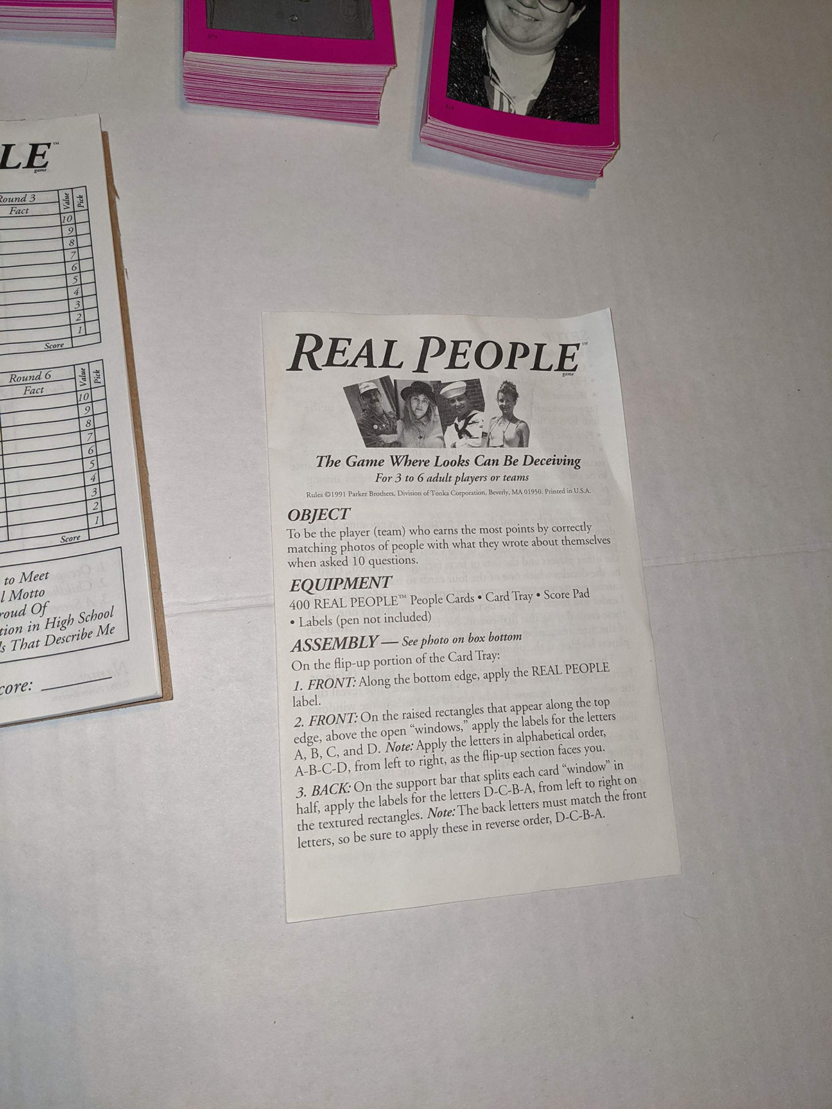 Parker Brothers Real People