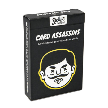 Stellar Factory Card Assassins Party Game | Word Elimination | 3-6 Players, Ages 12+ | Play Anywhere | Expandable