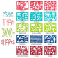 Kipipol 63 Pcs Drawing Stencils for Kids Ages 4-8 - 8-12 and Up - Arts and Crafts for Girls and Boys - Kids Drawing kit - Arts Set- 15 Art Stencils