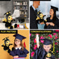 DolliBu Sitting Honeybee Graduation Plush Toy - Super Soft Graduation Stuffed Animal Dress Up with Gown and Cap with Tassel Outfit - Cute