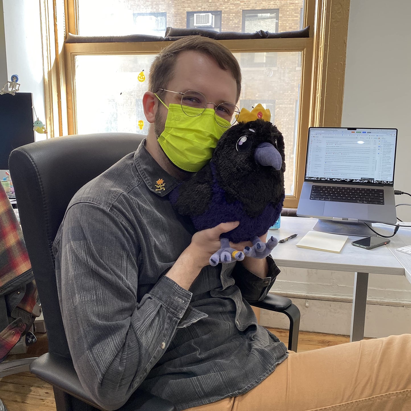 Squishable - Mini King Raven - The Mysterious Doctor Plague Collection - 10 in - Soft Toy Collectible Stuffed Animal
