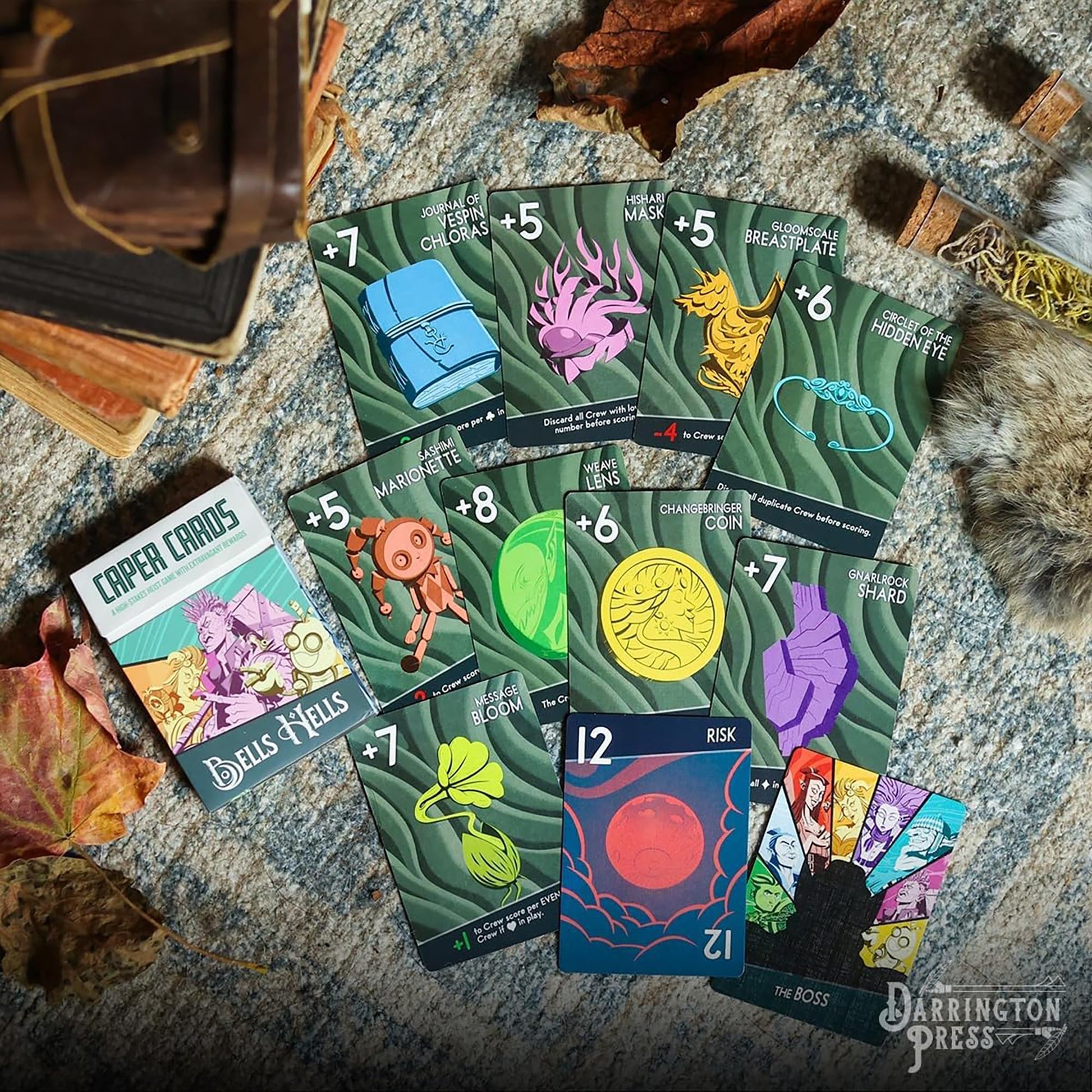 Critical Role: Caper Cards: Bells Hells - A High-Stakes Heist Game with Extravagant Rewards, Blackjack-Like Card Game w/Twists, Ages 12+, 1-4 Players