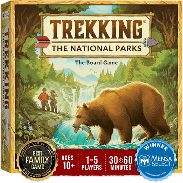 Underdog Games Trekking The National Parks - Award-Winning Family Board Game for Kids Ages 10+ - Easy to Learn, Fun Activities for 1-5 Players, Great